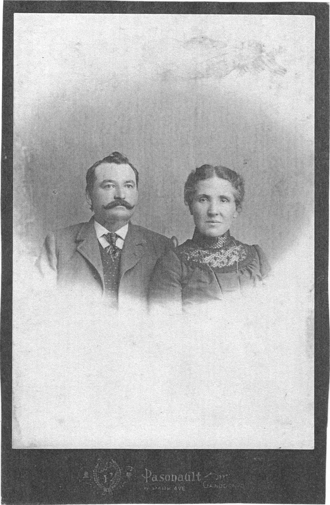 Photo: Hubert and Marie Brooks in Grand Forks County